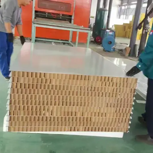 Papir honeycomb renromspaneler